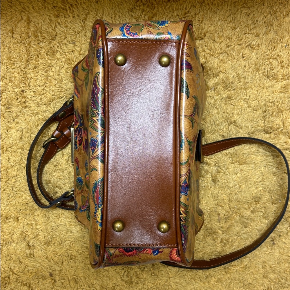 Patricia Nash Elegant Leather Floral Women's Satchel -NWOT - Picture 8 of 9
